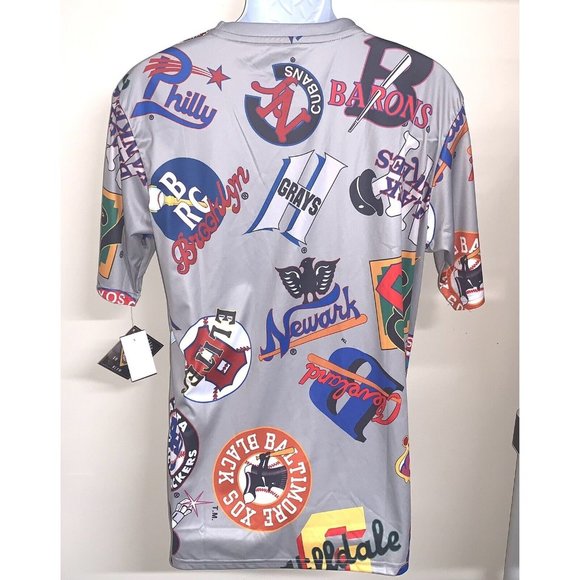 Negro League Baseball Museum All Over Print Poly Shirt Mens Small NEW - Picture 3 of 6